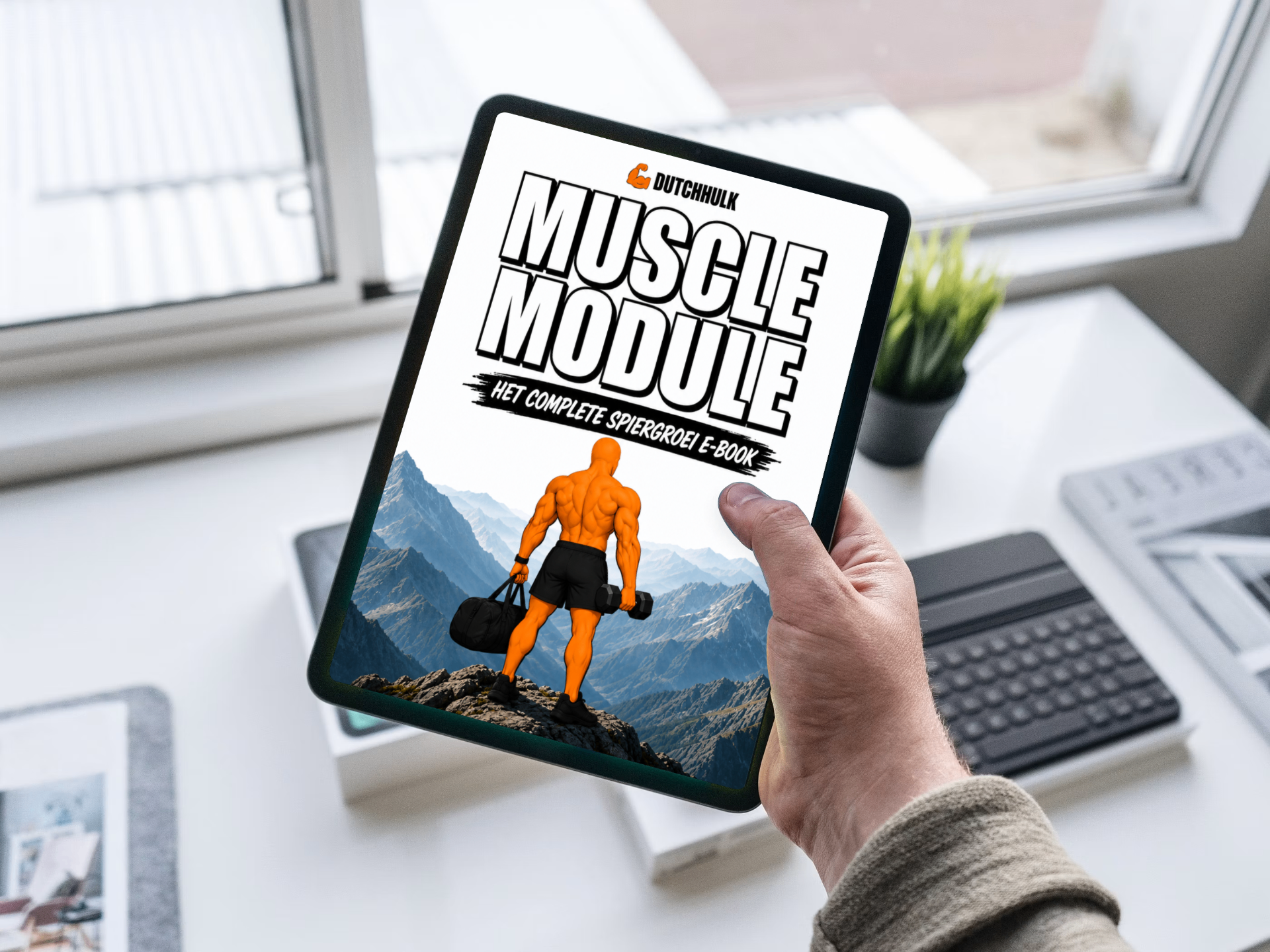 Muscle Module eBook op een tablet