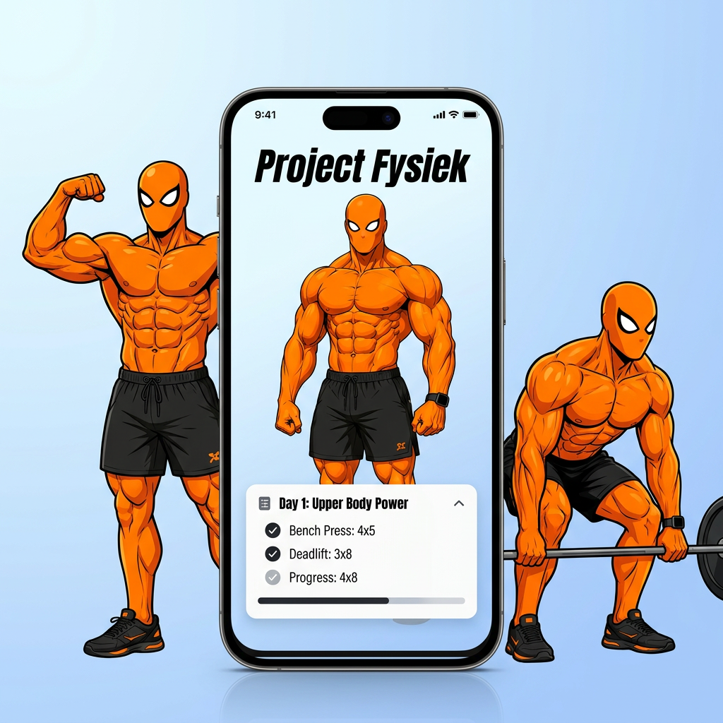 Project Fysiek trainingsschema op telefoon